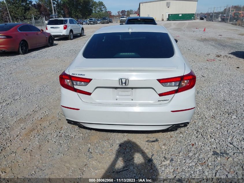 2018 HONDA ACCORD SPORT - 1HGCV1F37JA165188