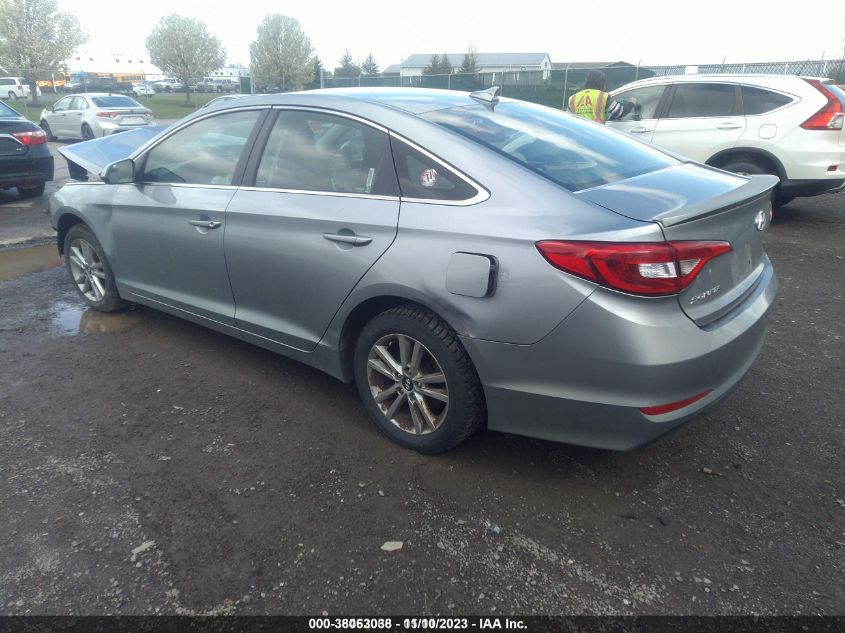 2015 HYUNDAI SONATA 2.4L SE - 5NPE24AF7FH022759