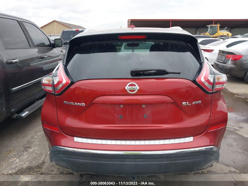 2015 NISSAN MURANO SL - 5N1AZ2MH5FN221963