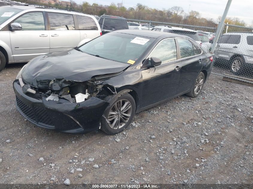2016 TOYOTA CAMRY SE - 4T1BF1FK3GU186024