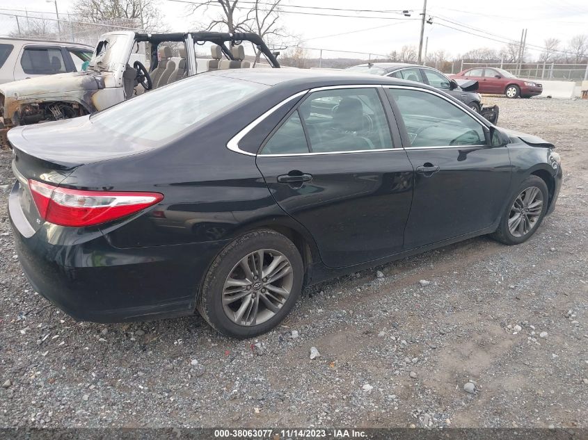 2016 TOYOTA CAMRY SE - 4T1BF1FK3GU186024
