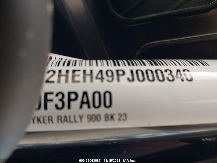 2023 CAN-AM RYKER RALLY EDITION 3JB2HEH49PJ000340
