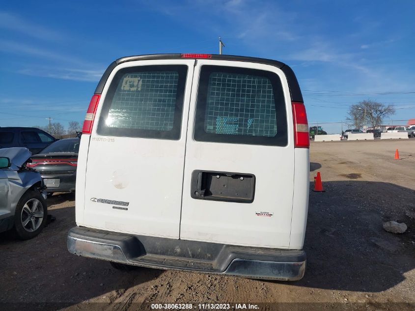 2015 CHEVROLET EXPRESS 2500 WORK VAN 1GCWGFCF2F1129093