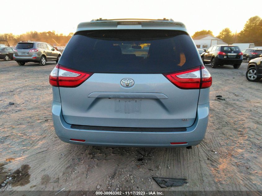 2015 TOYOTA SIENNA XLE 8 PASSENGER - 5TDYK3DC1FS534262