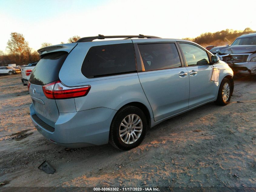 2015 TOYOTA SIENNA XLE 8 PASSENGER - 5TDYK3DC1FS534262