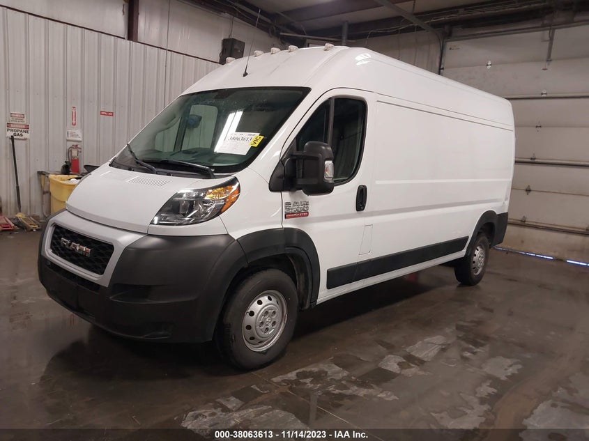 VIN 3C6LRVDG1ME532367 2021 RAM PROMASTER 2500 HIGH ROOF 159" WB