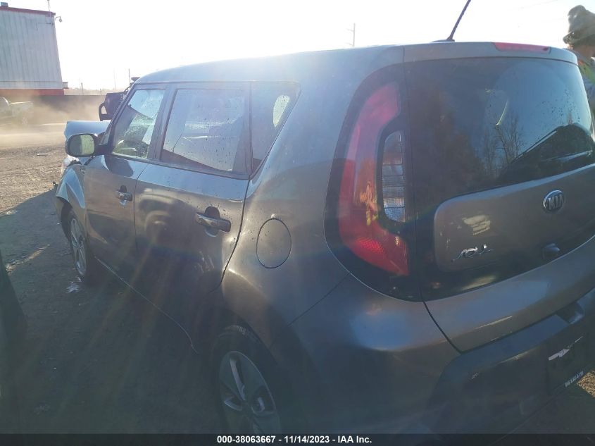 2016 KIA SOUL BASE - KNDJN2A27G7311542