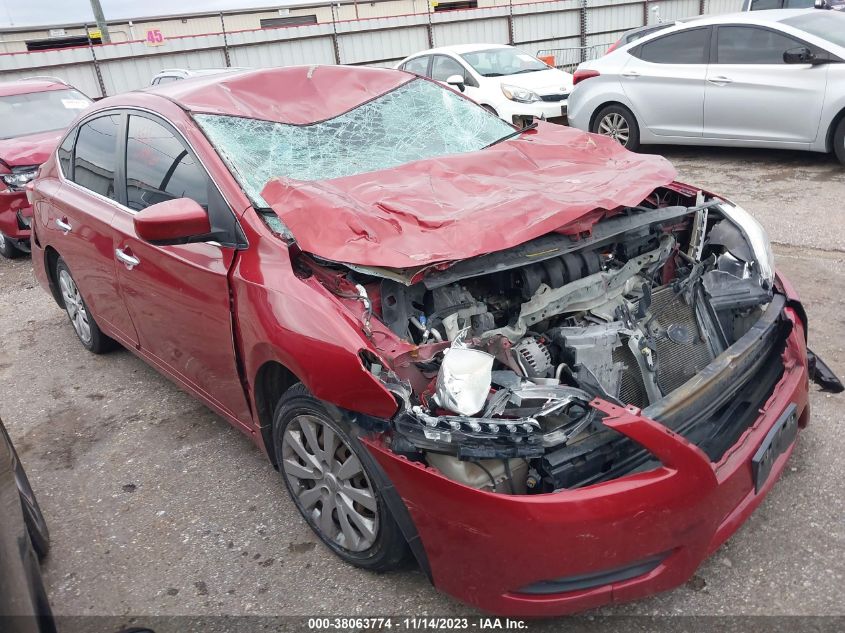 2014 NISSAN SENTRA S/SV/SR/SL - 3N1AB7AP0EL634294