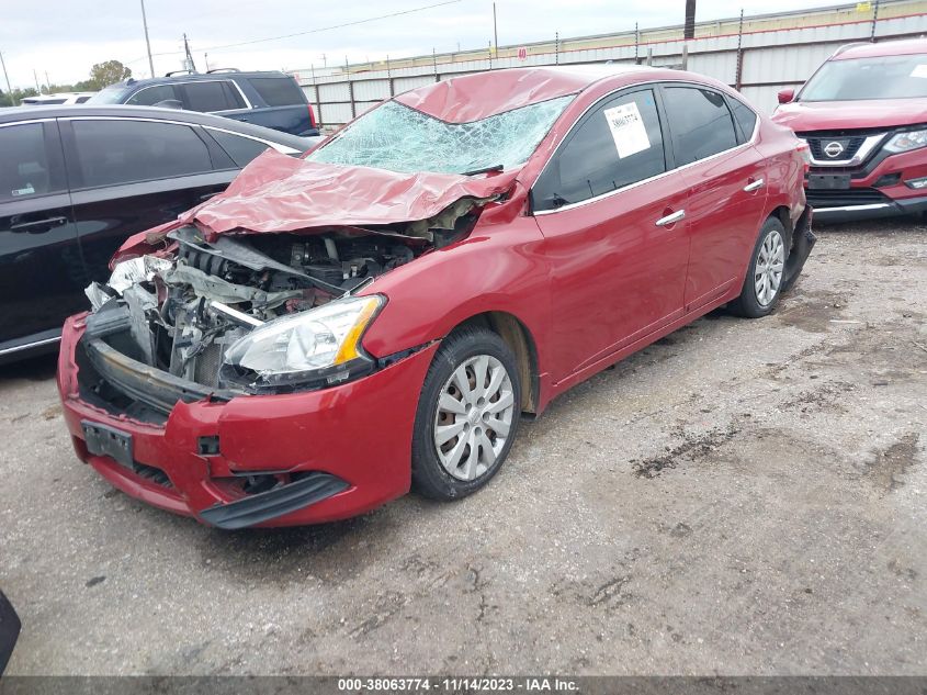 2014 NISSAN SENTRA S/SV/SR/SL - 3N1AB7AP0EL634294