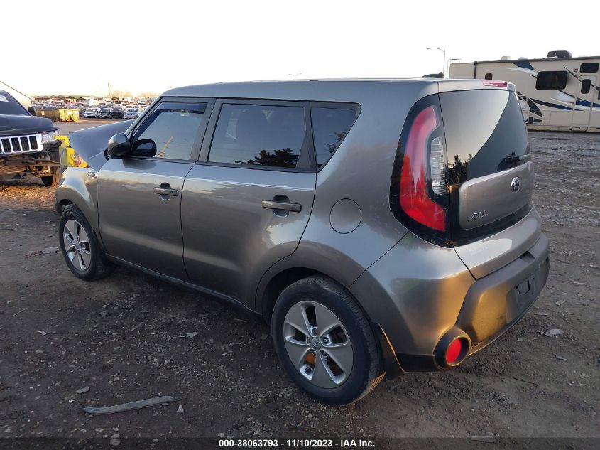 2015 KIA SOUL BASE - KNDJN2A24F7226995