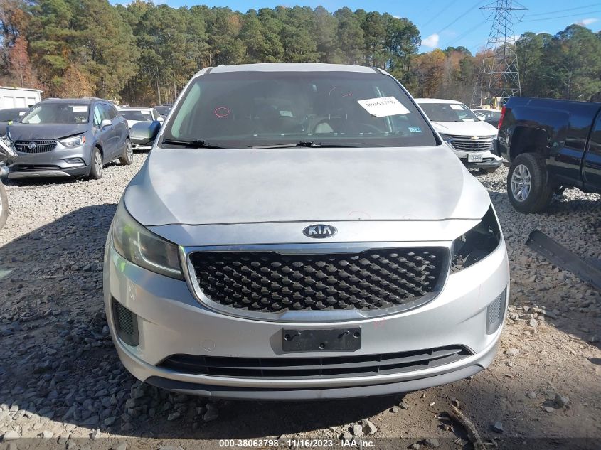 2015 KIA SEDONA LX - KNDMB5C18F6021505