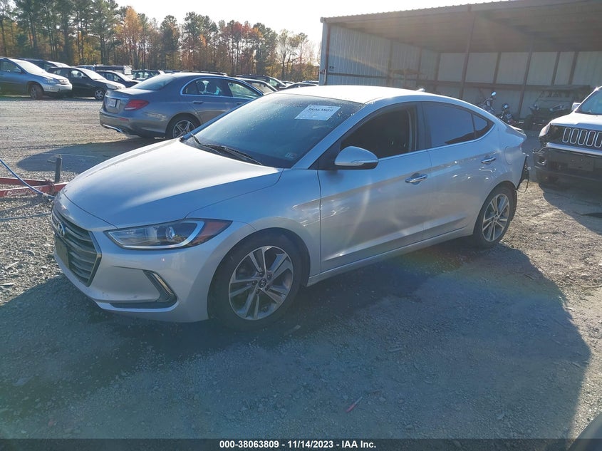 VIN 5NPD84LF2HH000663 2017 HYUNDAI ELANTRA LIMITED