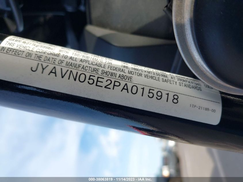 2023 YAMAHA XVS950 CUD JYAVN05E2PA015918