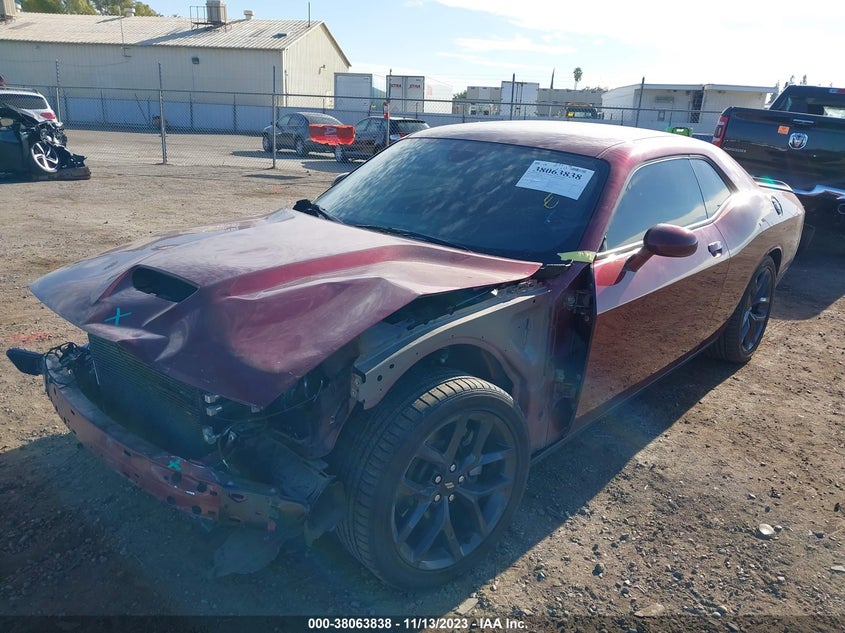 VIN 2C3CDZJG5MH655505 2021 DODGE CHALLENGER GT