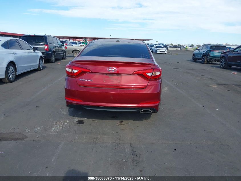 2015 HYUNDAI SONATA 2.4L SE - 5NPE24AF1FH106723