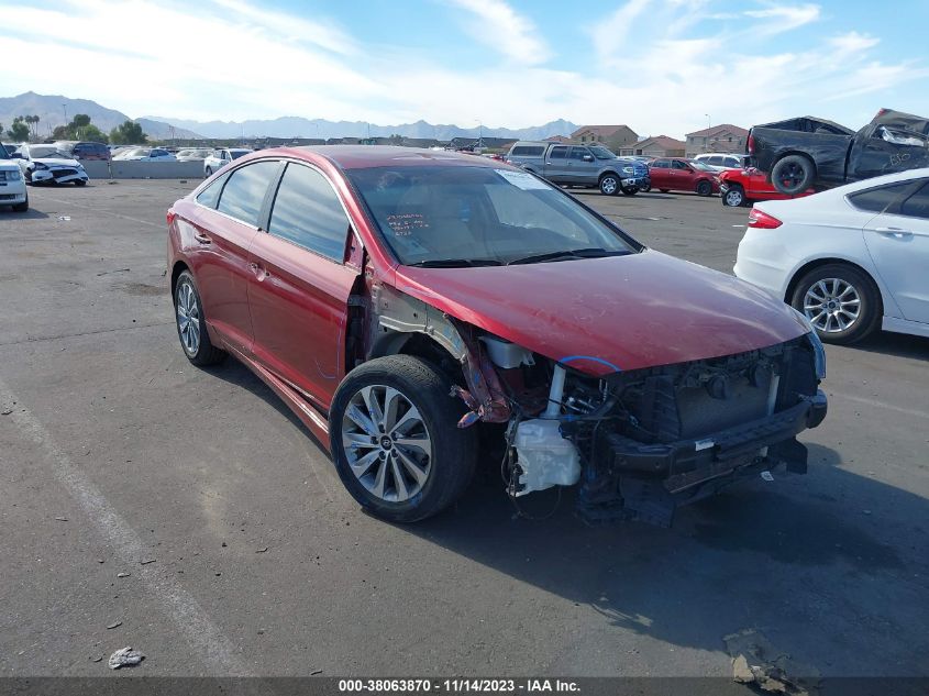 2015 HYUNDAI SONATA 2.4L SE - 5NPE24AF1FH106723