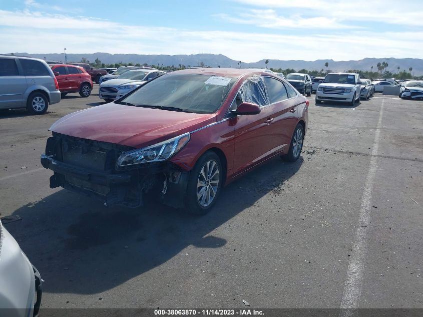 2015 HYUNDAI SONATA 2.4L SE - 5NPE24AF1FH106723