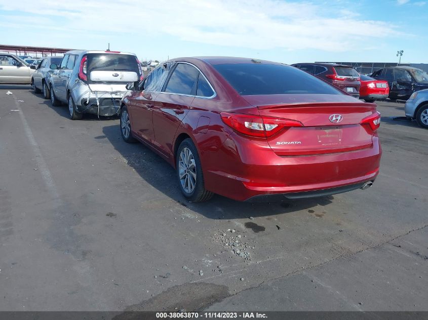 2015 HYUNDAI SONATA 2.4L SE - 5NPE24AF1FH106723