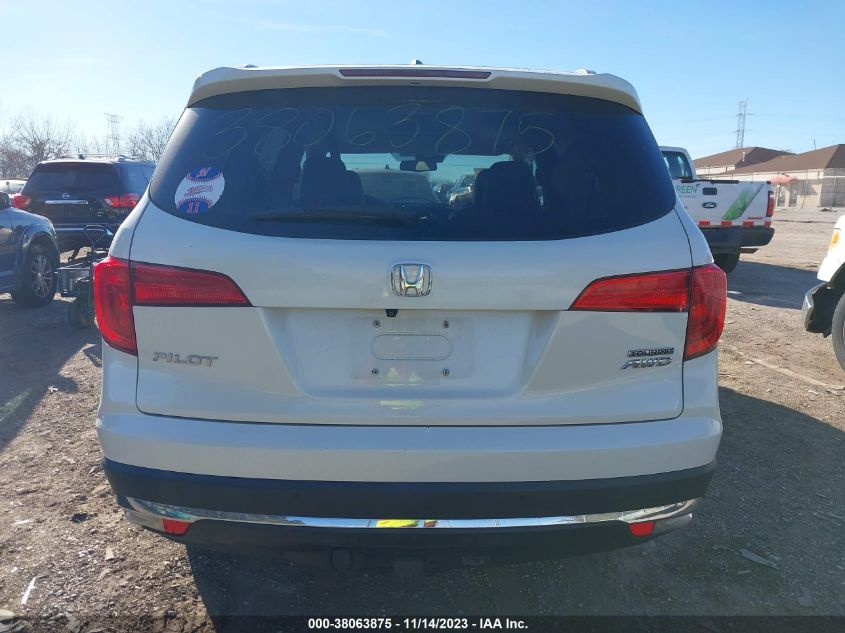 2016 HONDA PILOT TOURING - 5FNYF6H93GB033142