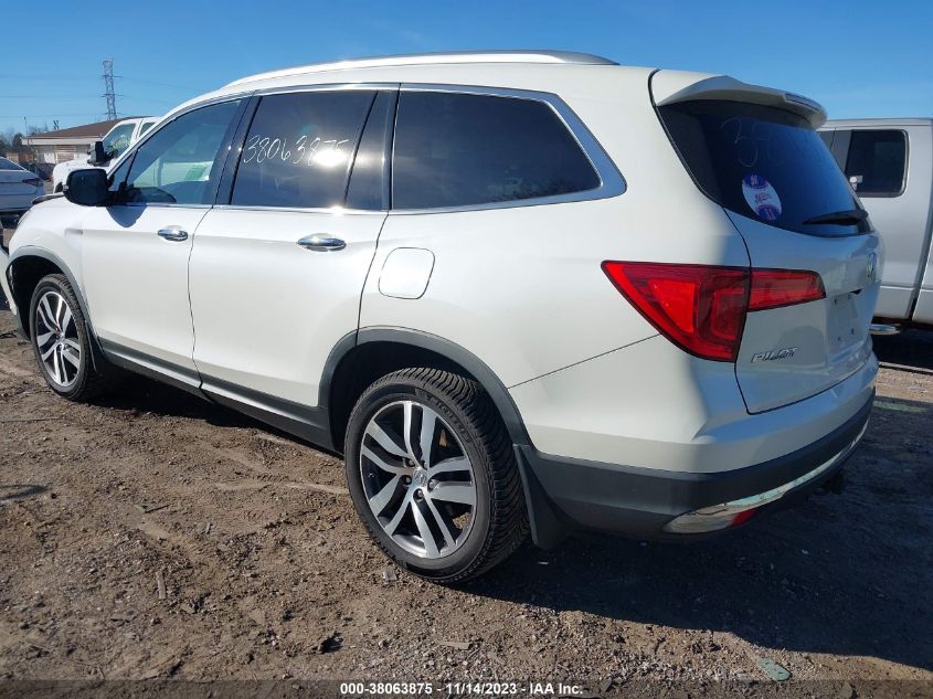 2016 HONDA PILOT TOURING - 5FNYF6H93GB033142