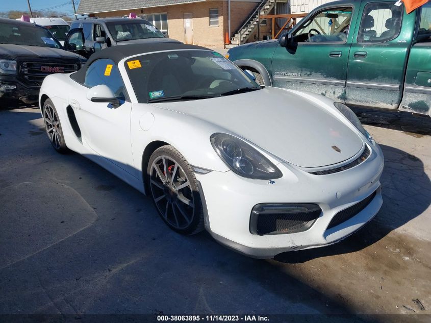 2013 PORSCHE BOXSTER - WP0CA2A8XDS114947