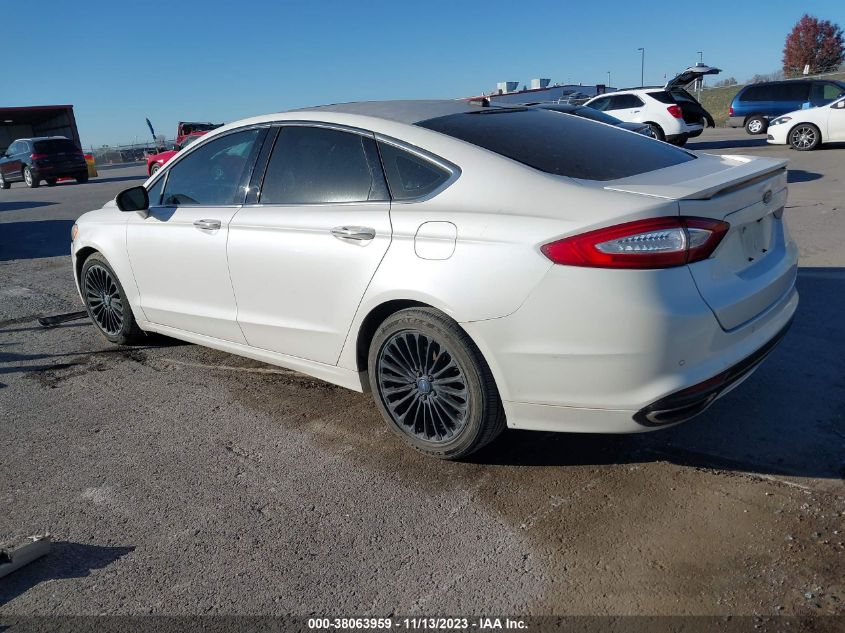 2013 FORD FUSION TITANIUM - 3FA6P0K95DR341259