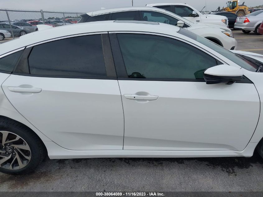 2018 HONDA CIVIC EX - 19XFC2F74JE010945