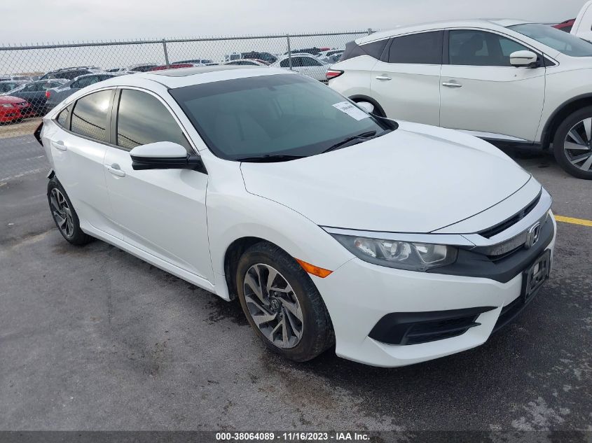 2018 HONDA CIVIC EX - 19XFC2F74JE010945