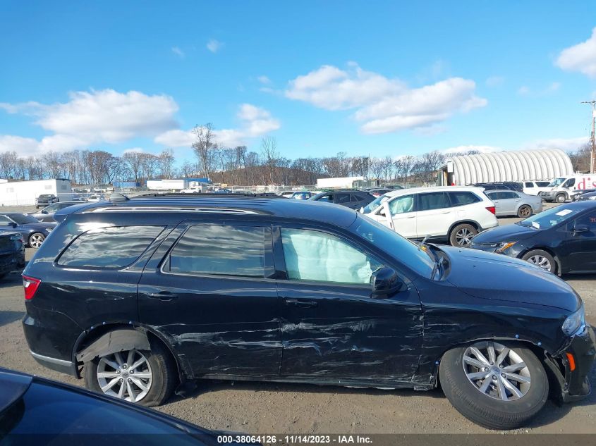 2022 DODGE DURANGO SXT AWD - 1C4RDJAG0NC174525