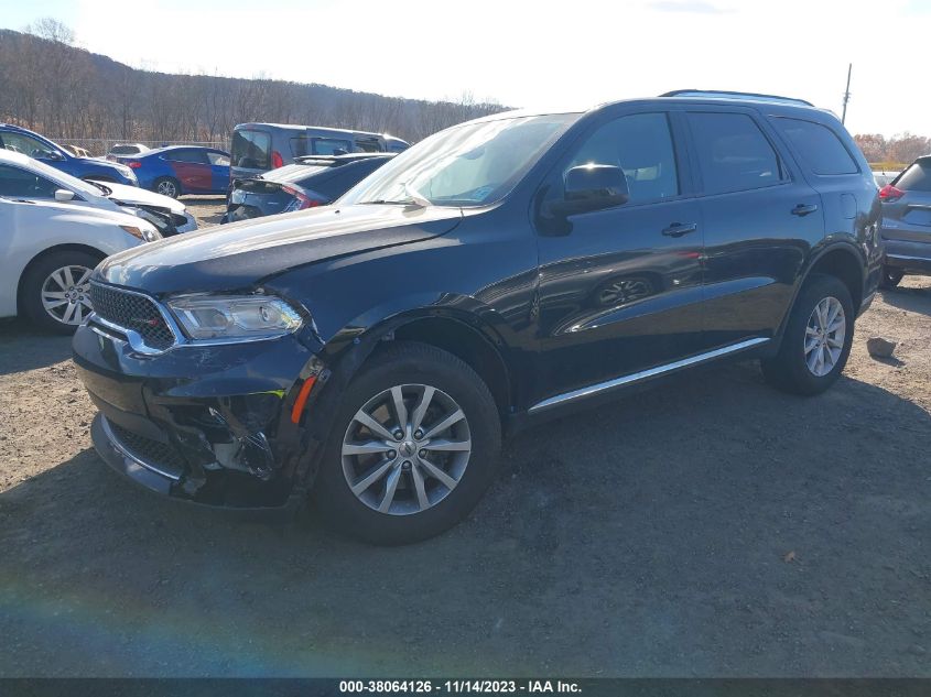 2022 DODGE DURANGO SXT AWD - 1C4RDJAG0NC174525