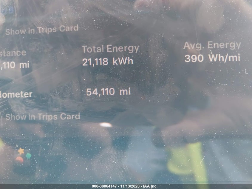 VIN 7SAYGAEE8NF532665 2022 TESLA MODEL Y