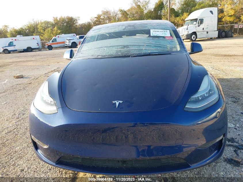 2021 TESLA MODEL Y LONG RANGE DUAL MOTOR - 5YJYGDEE3MF255114