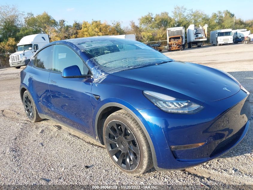 2021 TESLA MODEL Y LONG RANGE DUAL MOTOR - 5YJYGDEE3MF255114