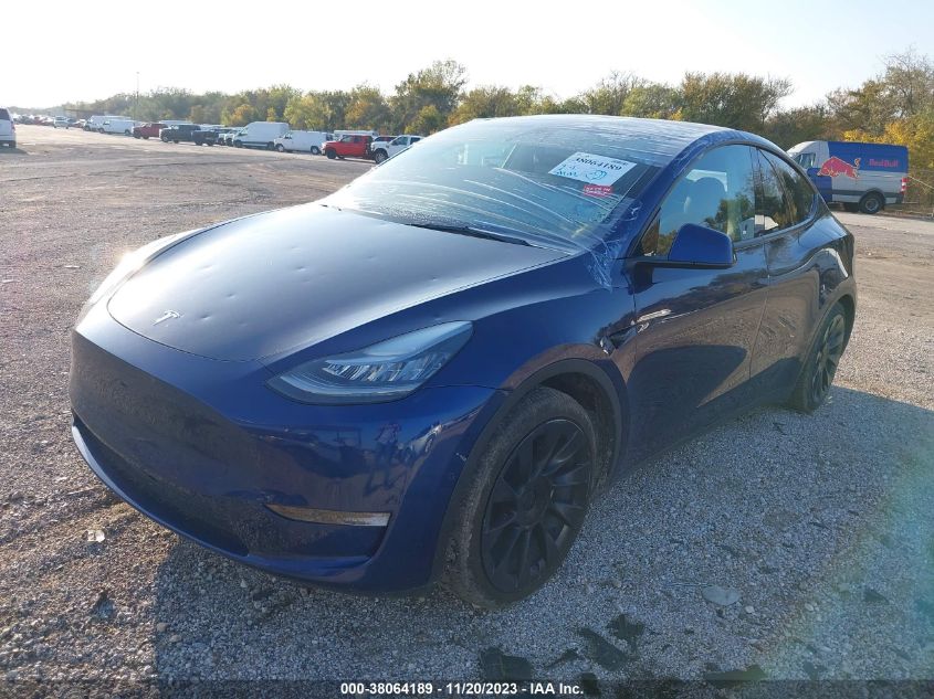 2021 TESLA MODEL Y LONG RANGE DUAL MOTOR - 5YJYGDEE3MF255114