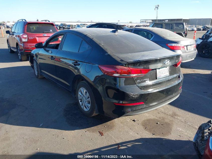 2017 HYUNDAI ELANTRA SE - KMHD74LF7HU407303