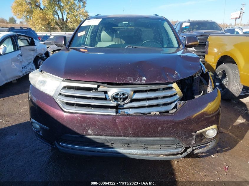 2013 TOYOTA HIGHLANDER SE V6 - 5TDZK3EHXDS127732