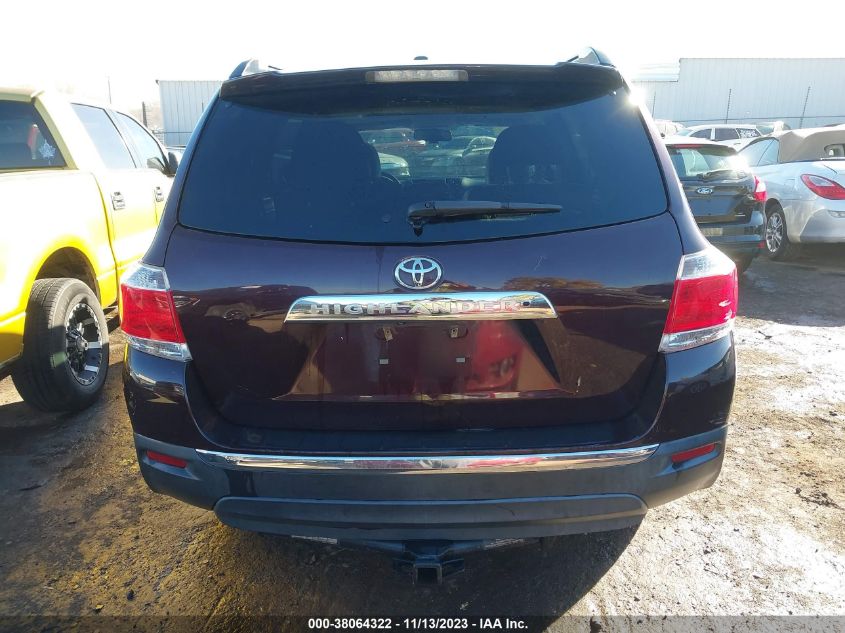 2013 TOYOTA HIGHLANDER SE V6 - 5TDZK3EHXDS127732