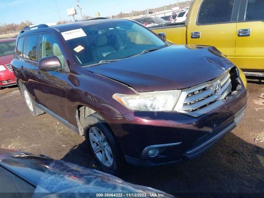 2013 TOYOTA HIGHLANDER SE V6 - 5TDZK3EHXDS127732