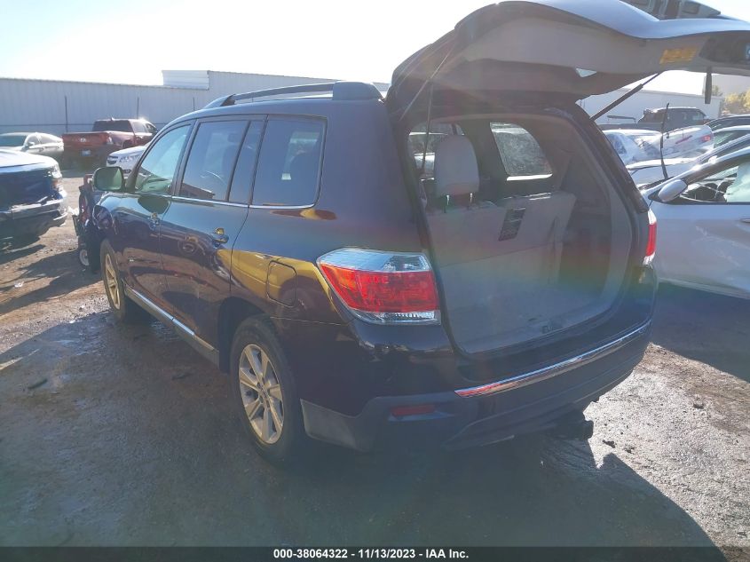 2013 TOYOTA HIGHLANDER SE V6 - 5TDZK3EHXDS127732