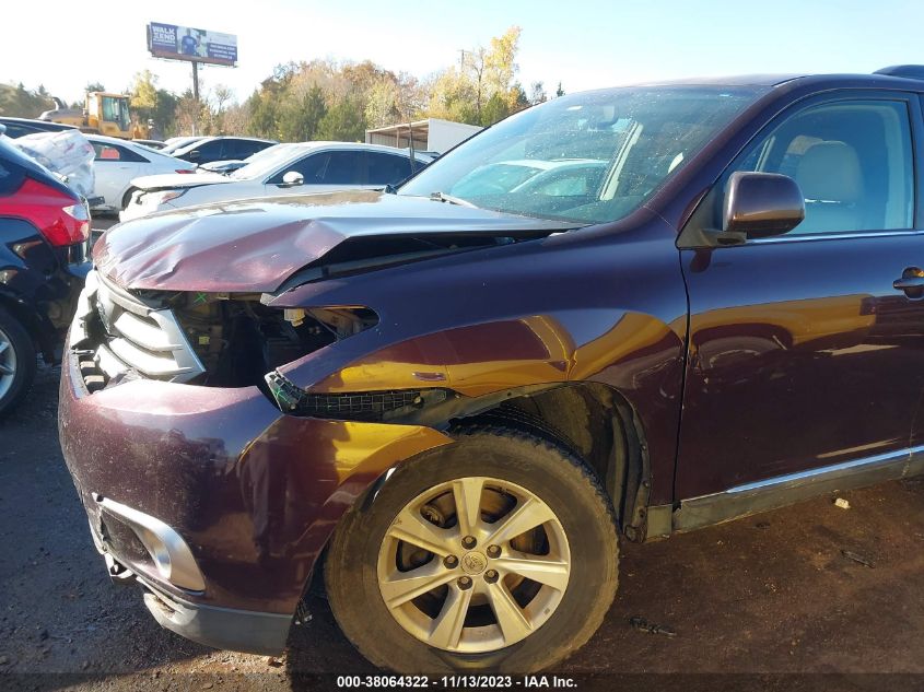 2013 TOYOTA HIGHLANDER SE V6 - 5TDZK3EHXDS127732