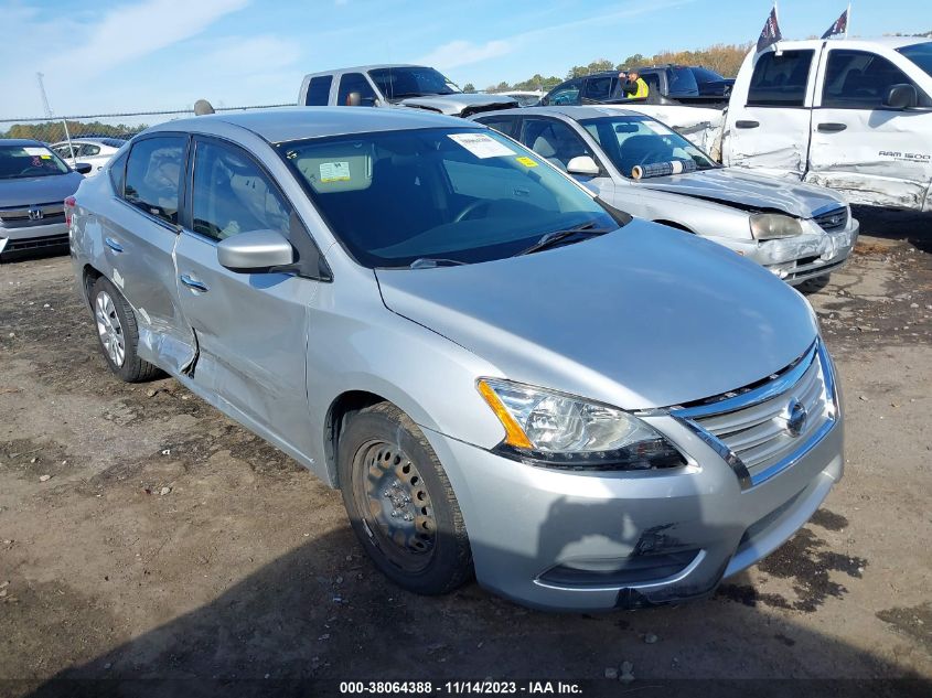2013 NISSAN SENTRA SV - 1N4AB7AP0DN909762