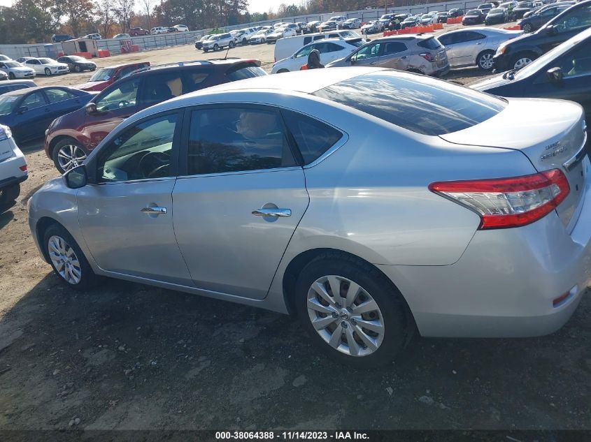 2013 NISSAN SENTRA SV - 1N4AB7AP0DN909762