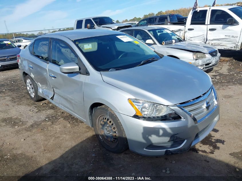 2013 NISSAN SENTRA SV - 1N4AB7AP0DN909762