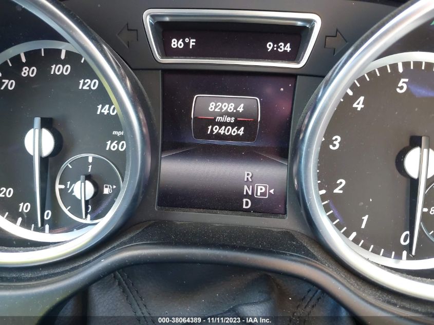 2015 MERCEDES-BENZ ML 350 4JGDA5JB8FA455026