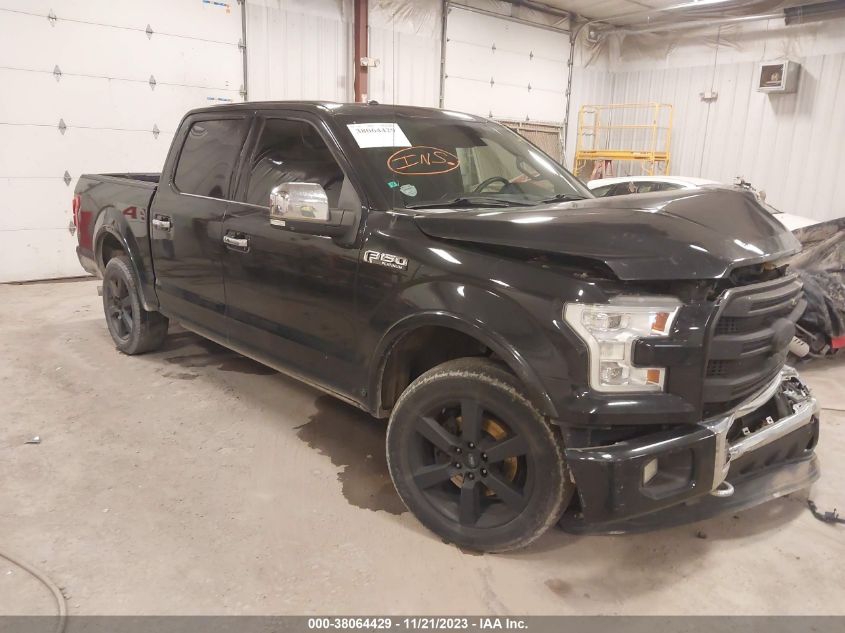 2015 FORD F-150 PLATINUM - 1FTEW1EG6FFA38631