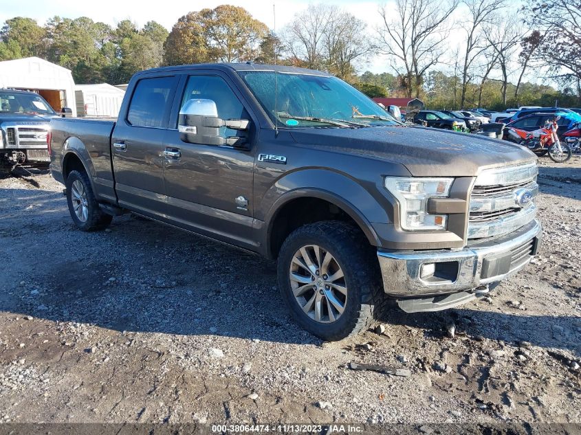 2015 FORD F-150 KING RANCH - 1FTFW1EGXFFB89797