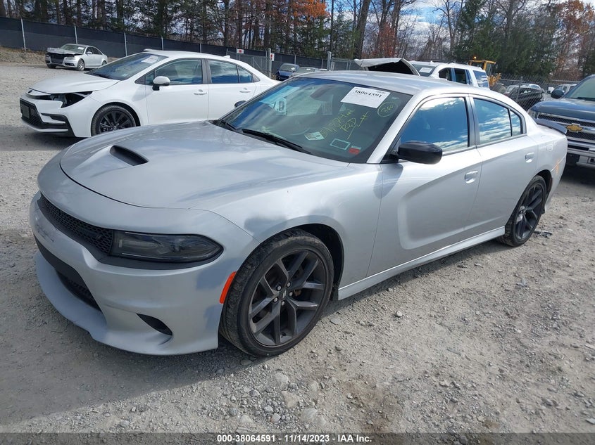 VIN 2C3CDXHG9MH548712 2021 DODGE CHARGER GT RWD
