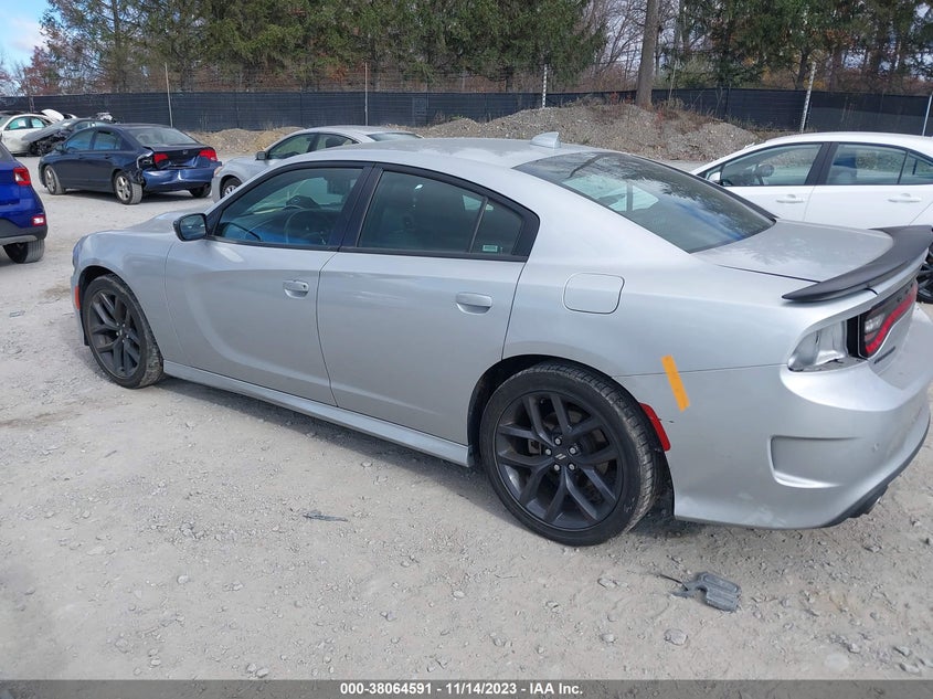 VIN 2C3CDXHG9MH548712 2021 DODGE CHARGER GT RWD