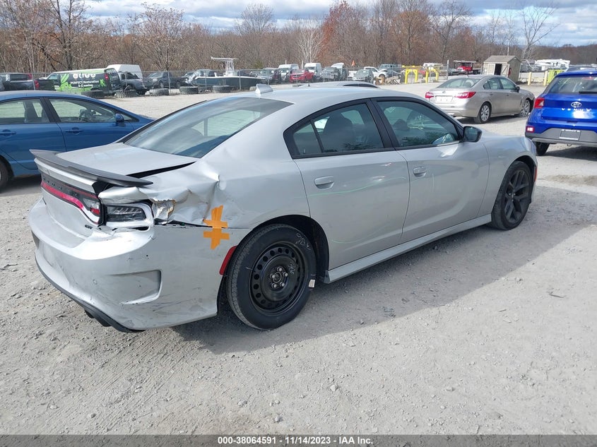 VIN 2C3CDXHG9MH548712 2021 DODGE CHARGER GT RWD