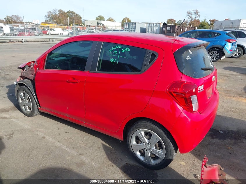 VIN KL8CB6SA7LC453981 2020 CHEVROLET SPARK FWD LS AUTOMATIC